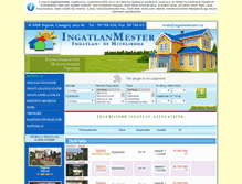 Tablet Screenshot of ingatlanmester.eu